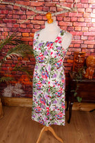 80s Sommerkleid Baumwolle
