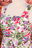 80s Sommerkleid Baumwolle