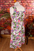 80s Sommerkleid Baumwolle