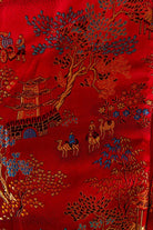 Brokat Etuikleid rot Satin