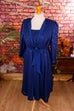 Vintage Abendkleid blau