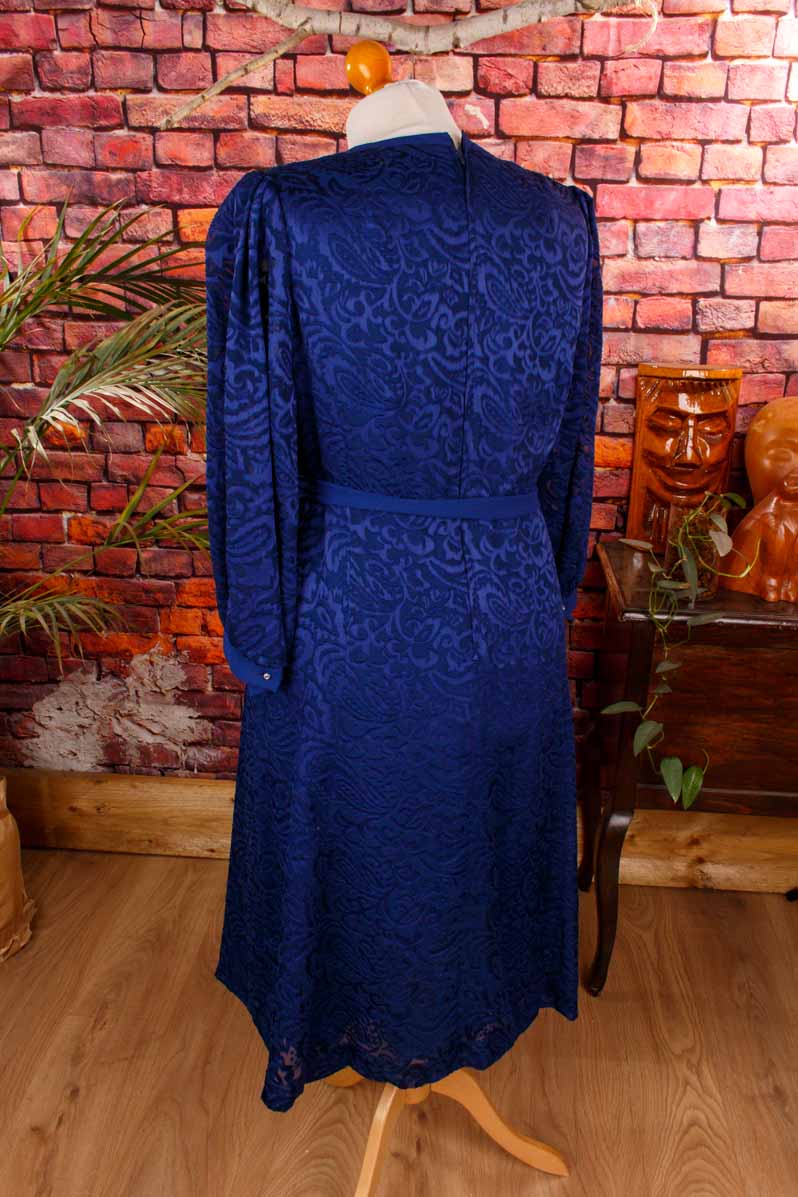 Vintage Abendkleid blau