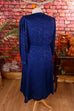 Vintage Abendkleid blau