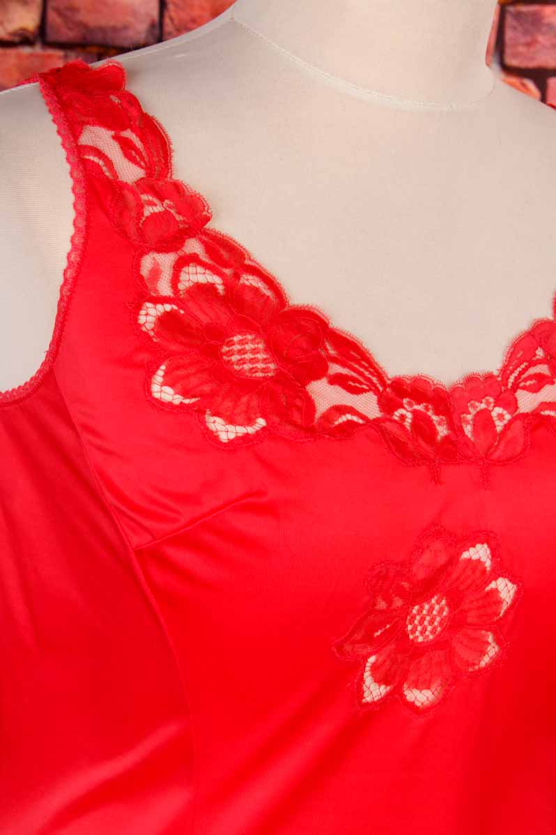 Sexy Unterkleid Nyltest rot