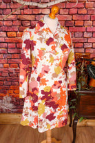 70er Schlagerkleid bunt