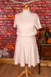 Strickkleid rosa Baumwollmix