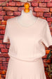 Strickkleid rosa Baumwollmix