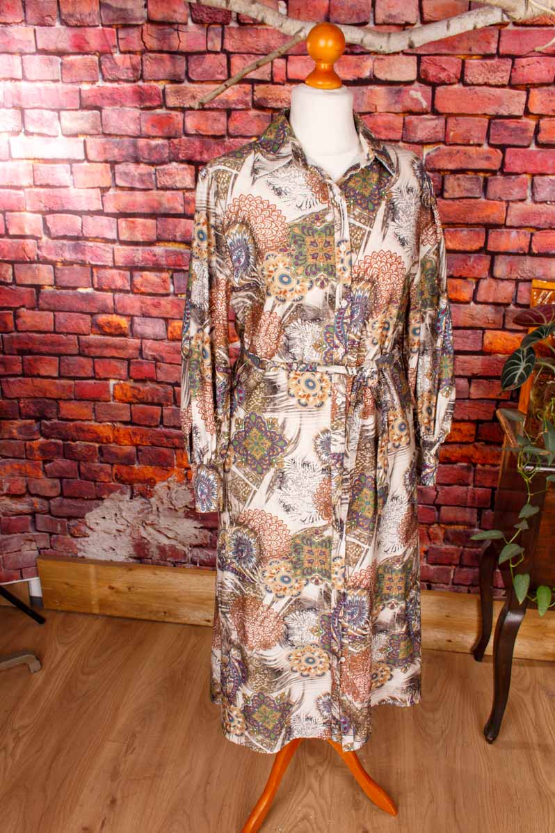 Boho Kleid bunt Muster
