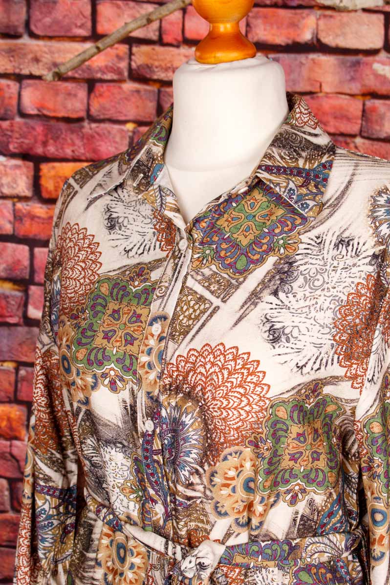 Boho Kleid bunt Muster