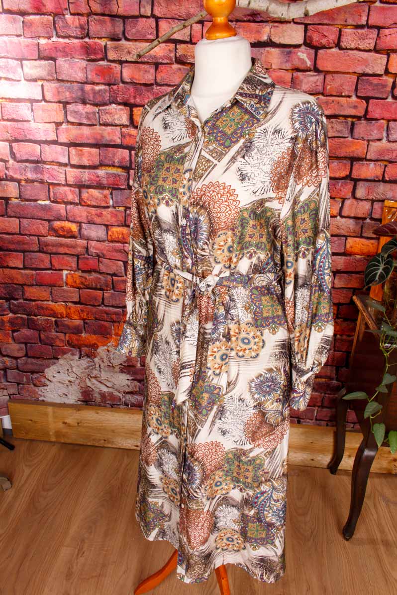Boho Kleid bunt Muster