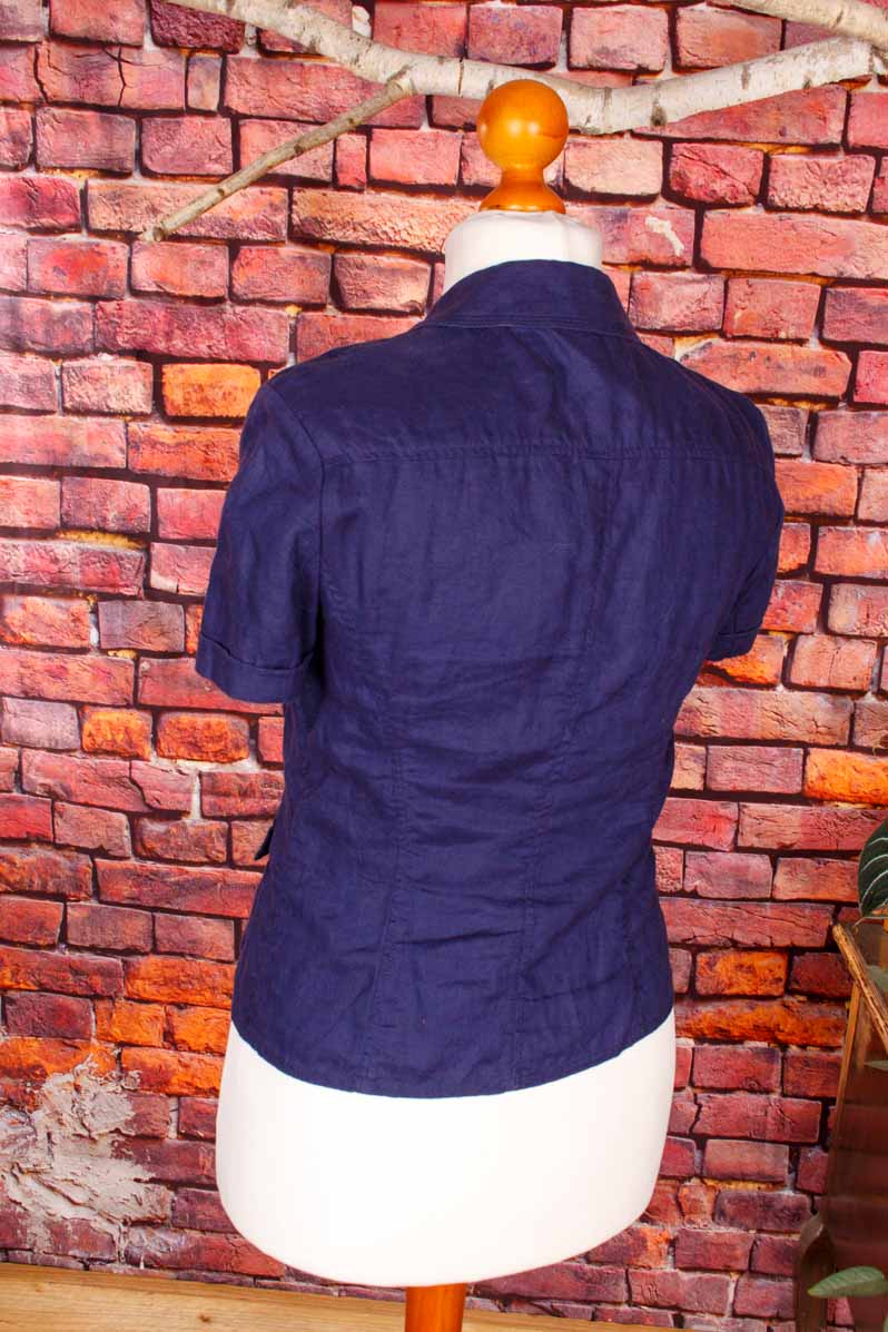 Betty Barclay Leinen Blusen blau