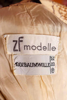 Schlager Kleid beige Baumwolle