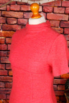 Etuikleid pink Wolle Bouclé