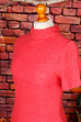 Etuikleid pink Wolle Bouclé