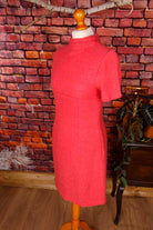 Etuikleid pink Wolle Bouclé
