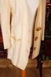 Boho Lederjacke Blazer beige