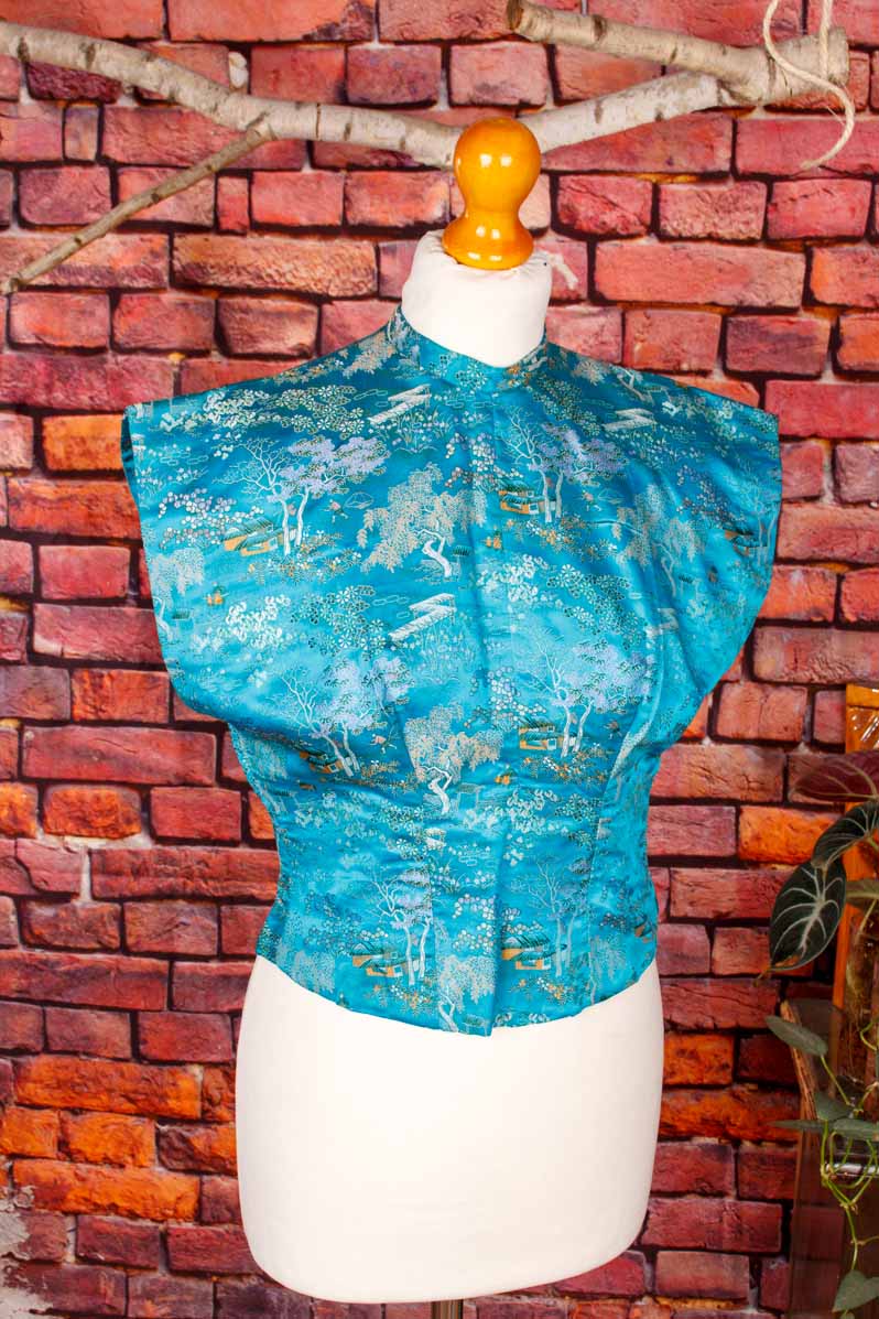 Rockabella Satin Top türkis