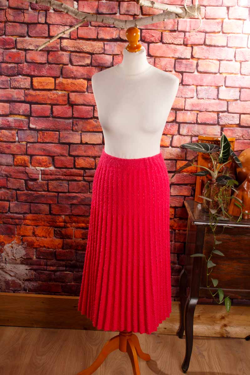 Strickrock pink Lochmuster