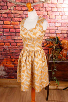 Brokat Dirndl gold + Bolero