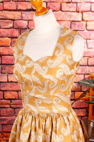 Brokat Dirndl gold + Bolero