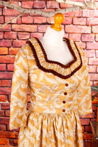 Brokat Dirndl gold + Bolero