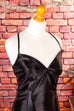 Abendkleid schwarz eng Glanz