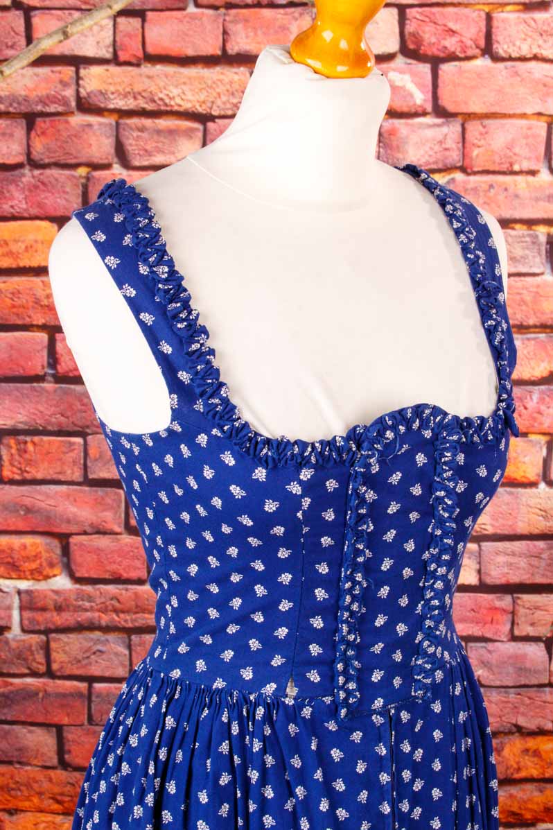 Vintage Dirndl blau