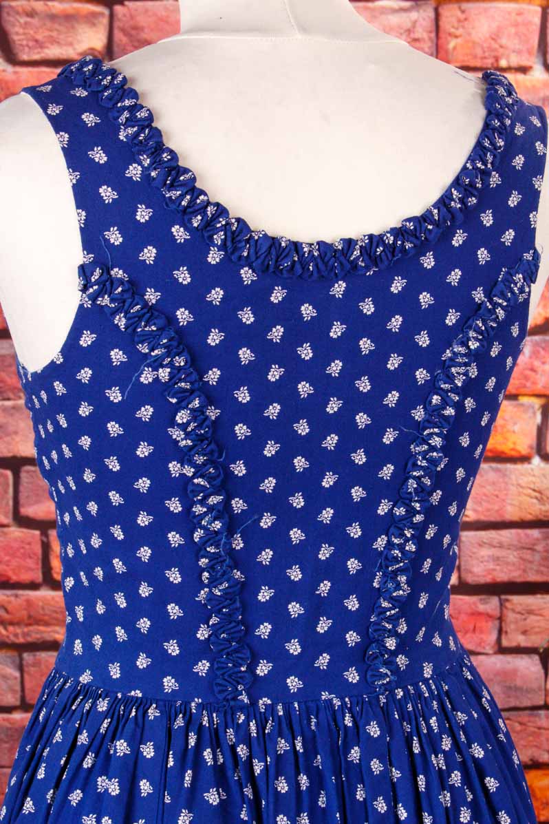 Vintage Dirndl blau