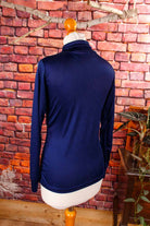 Rollkragen Shirt dunkelblau