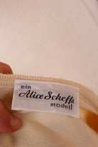 Vintage Strickkleid beige Wollmix