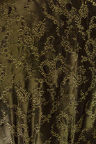 Brokat Abendkleid grün elegant