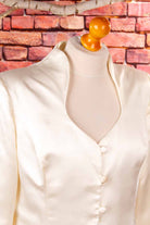 Brautjacke creme Satin