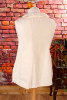 Leinen Top Tunika creme