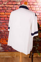 Vintage Bluse blau weiß maritim