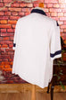 Vintage Bluse blau weiß maritim