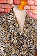 80s Bluse Leomuster