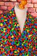Seide Bluse leuchtend bunt