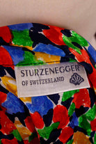 Seide Bluse leuchtend bunt