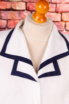 Sommer Bluse weiß + Kragen