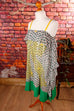 Tsumori Chisato Seidenkleid grün