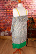 Tsumori Chisato Seidenkleid grün