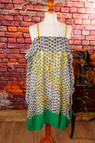 Tsumori Chisato Seidenkleid grün