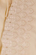60er Jahre Bluse creme bestickt