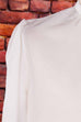 70s Hippie Chiffonbluse zart weiß
