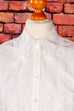 Luxus Vintage Bluse weiß mit Spitze