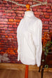 Luxus Vintage Bluse weiß mit Spitze