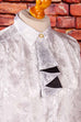Vintage Satinbluse mit Jabot