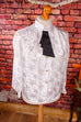Vintage Satinbluse mit Jabot