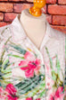 Sommermann Bluse Blumenmuster