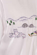 Baumwollbluse mit Schlittenhunden